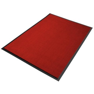 Fußmatte Premium-Schmutzfangmatte B12 Dunkelrot, Floordirekt, Höhe: 6 mm rot 135 cm x 300 cm x 6 mm