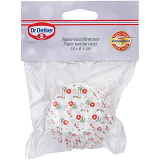 4x Dr. Oetker Papier-Backförmchen Blumen, Backform, Mehrfarbig