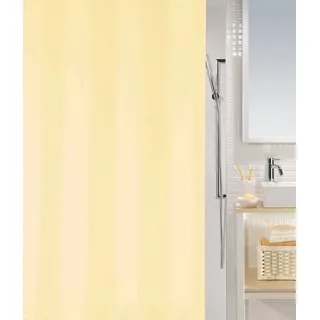 Duschvorhang BIO Breite 120 cm, Anti-Schimmel Plastik-Duschvorhang, PEVA, 120x200 cm, 100% wasserdicht, waschbar, sand beige 120 cm x 200 cm