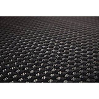 Rattan Art Polyrattan Balkonichtschutz - Schwarz 1m x 5m