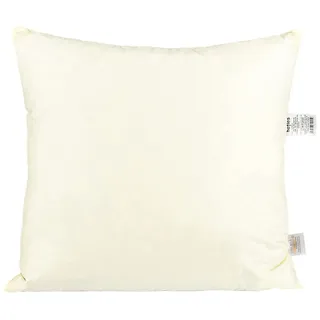 beties „PublikPlus“ Polsterkissen ca. 50x50 cm echte Federn (50% Mehrfüllung) perfekt als Rückenlehne Sitzkissen oder Bodenkissen Farbe Creme