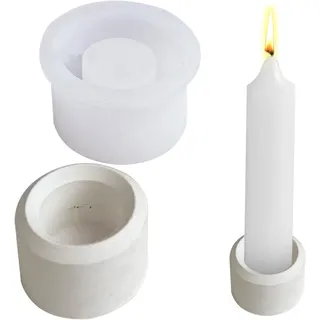 Silikonform kerzenhalter,3D Silikon Gießform Kerzenhalter DIY Kerzenformen Zum Gießen kerzen formen Silikon Kerzenform Selber Machen Set für Kerzenständer Tablett ,Halloween Gießform Kerzenhalter (B)