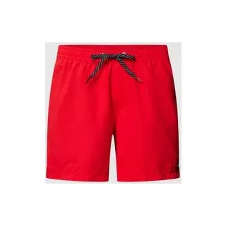 Badehose mit Tunnelzug Modell 'EVERYDAY SOLID VOLLEY', Rot, S
