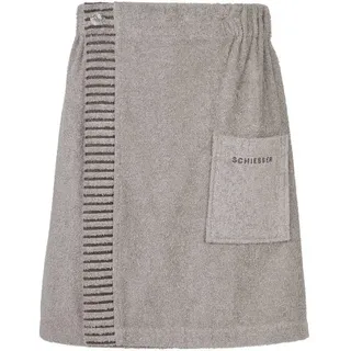 SCHIESSER Rom Saunakilt 50 x 150 cm grau
