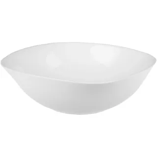 GALICJA Dessertschalen Glas QUADRO – Salatschüsselglas – Salatschüssel-Set – Salatschalen Glas – Glasschale Rund – Salatschalen-Set – Salatschüssel Klein – 19cm