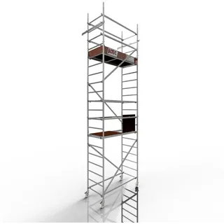 ALTEC Aluminium Rollfix 2.0 600 6m Arbeitshöhe  Ø125mm Alu Rollgerüst 