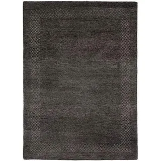 Cazaris Wollteppich, Anthrazit, Schwarz, Textil, orientalisch, rechteckig, 60x90 cm, Teppiche & Böden, Teppiche, Naturteppiche