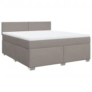 vidaXL Boxspringbett 180 x 200 cm Taupe