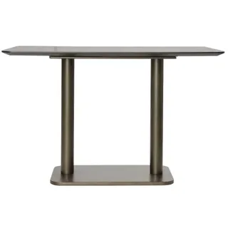 coco maison Brest Bistrotisch 120 x 75 cm Stone Rust
