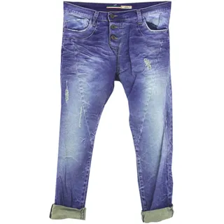 Please, P 78A_DA8XQ-P78A, Damen Jeans Hose Strechtdenim 0021-denim S - S