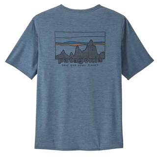 Patagonia Cap Cool Daily Graphic Herren T-Shirt (Blau L ) T-Shirts