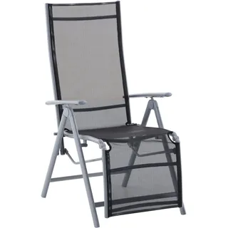 Garden Pleasure ARIOLA Relaxsessel 56 x 81 x 112 cm schwarz