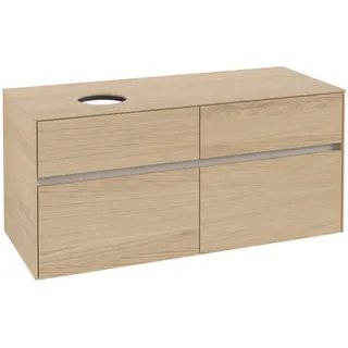 Villeroy & Boch Collaro Waschbeckenunterschrank 120 x 55 cm Nordic Oak
