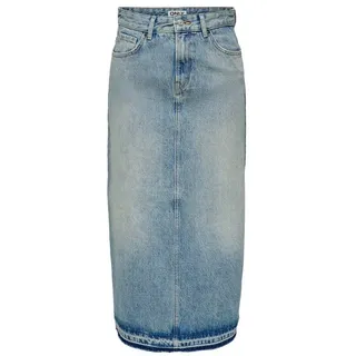 ONLY A-Linien-Rock ONLNelia (1-tlg) Fransen blau XS