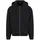 Fluffy Zip Hoody Sweat Fleece Herren Schwarz XS