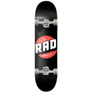 Rad Logo Progressive Skateboard 8,125" Schwarz