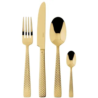 Sambonet Cortina Besteck 24tlg. Vh. Edelstahl/PVD Gold