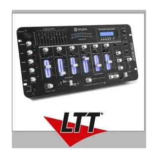 Skytec STM-3007 6-Kanal Mischpult SD/USB/MP3/LED/BT 19