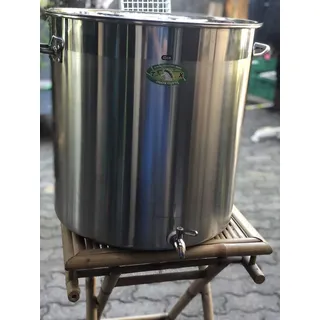 Kochtopf mit Hahn, 30 l, Edelstahl, professionell, große Kapazität