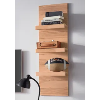 Wandregal OTTO HOME "Silkeborg", beige (kernbuche teilmassiv), B:35cm H:110cm T:17cm, Holz teilmassiv, Regale, Wandregal, Breite 35 cm