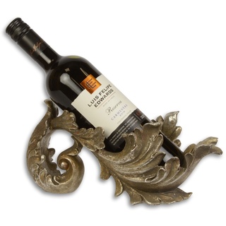Casa Padrino Designer Weinständer Bronze Mod.2 - Weinregal - Weinhalter - Flaschenhalter