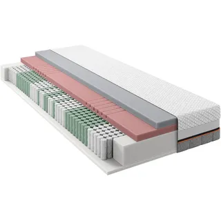 Schlaraffia Taschenfederkernmatratze, Textil, H4, Füllung: Taschenfederkern, 100x200 cm, Reach, DIN EN ISO 14001, DIN EN ISO 9001, Oeko-Tex® Standard 100, Härtegradauswahl, Bezug abnehmbar/waschbar, Tragegriffe, atmungsaktiv, schadstoffgeprüft, Schlafzimmer, Matratzen Shop, Matratzen, Taschenfederkernmatratzen