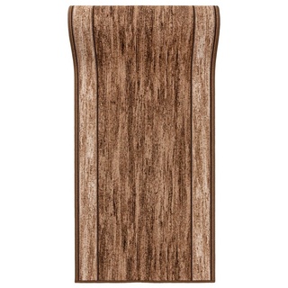 Mazovia Läufer Läufer Teppichläufer Brücke - Vorzimmer Küche - Braun, 67 x 200 cm, Kurzflor, Rutschfest, Meterware, Verschiedene Größen braun 67 x 200 cm