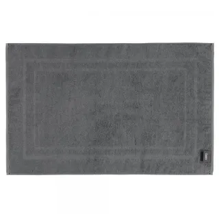 CAWÖ Classic Badezimmer-Teppich Anthrazit 80 x 50 cm