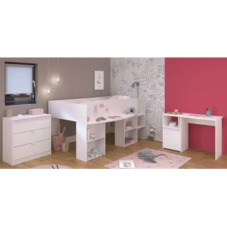 Parisot Piourette 15-Kinderzimmer Hochbett Weiß