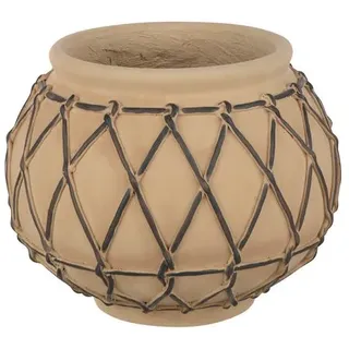 DAHEIM Blumentopf Berber 20,5 cm Stein, Marmor, Granit Beige S (Small)