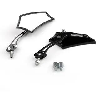 Topteng Motocycle Chopper Cruiser Street Dirt Bike Rear View Mirror Spiegel 8mm 10mm