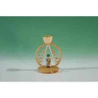 Kerzenhalter Ring Spanbaum Räuchermann NEU 7,5 cm Kerzenring Räucherfigur