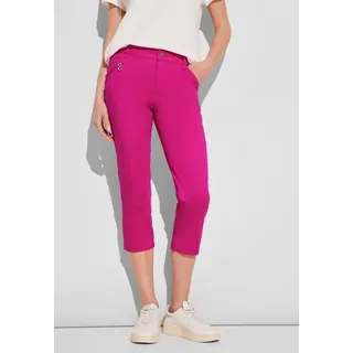STREET ONE 3/4 Hose mit Zipper - Pink