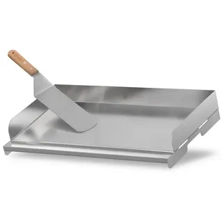 BBQ-Toro Grillplatte 49,5 x 28 cm Edelstahl silber