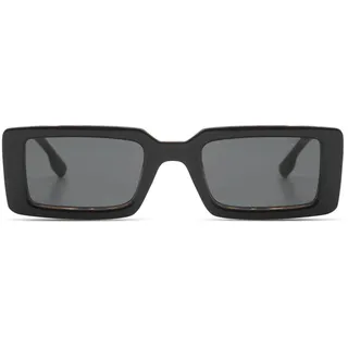 KOMONO Malick Black Tortoise Unisex Rechteckige Tritan-Sonnenbrille für Damen und Herren mit UV-Schutz und kratzfesten Gläsern - Einheitsgröße