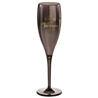 Koziol Sektglas Cheers No. 1 Kunststoff Grau Grey