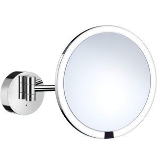 SMEDBO Outline Kosmetikspiegel schwarz mit Dual LED-Beleuchtung PMMA rund FK485EBP