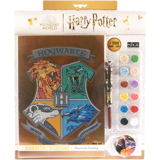 DIAMANTINY Harry Potter – Wizarding Stand Together – Kit für Mosaik, Crystal Art, Diamond Painting, 1 Bild A4 zufällig sortiert