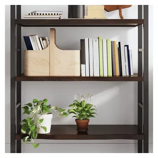 furnicato Wandregal aus massivem Eichenholz 80x60x(2-4) cm Dunkelbraun, 1-tlg., Stabiles Wandboard mit Naturkante und Ablage für das Badezimmer braun 60 cm x 4 cm x 80 cm
