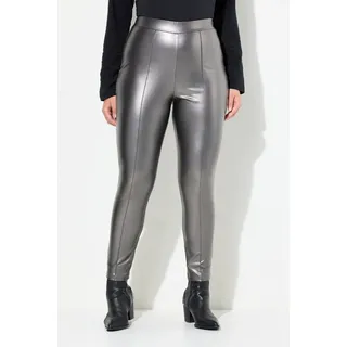 Ulla Popken Leggings in silber | Gr.: 54-56
