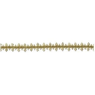 MEYCO Hobby Modelliermasse Verzierwachs-Spitzenborte, gold, 24cmx16mm