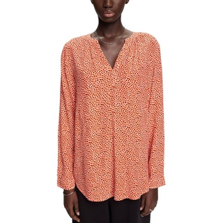 ESPRIT Damen 023ee1f308 Bluse, 638/Orange Red 4, S - S