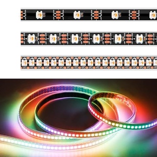 TOPXCDZ SK6812 RGBW Led Streifen Licht 4 in 1 Ähnliche WS2812B 1m 5m 30 60 144 LEDs individuelle Address RGBWW Led Lichter IP30 65 67 5V (5M 60LED/M, White Pcb Ip30 Rgbw)