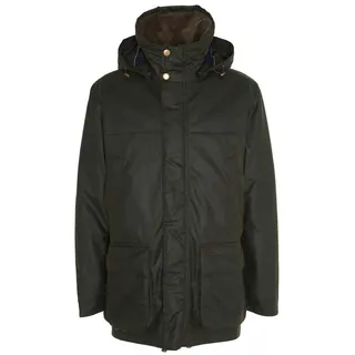 Barbour Parka Wachsparka Bleaberry grün XL