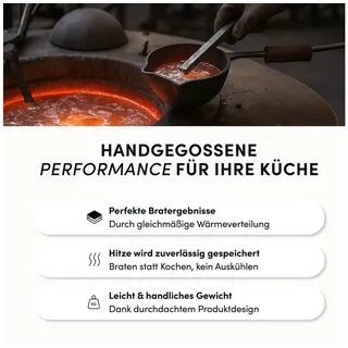 Hoffmann Germany Fischpfanne Hoffmann STONIQ Schnitzelpfanne oval 38x28 cm IQ-SHIELD mit Deckel, Aluguss (2-tlg), abnehmbarer Griff, Edelstahlboden, backofenfest, PFAS-frei schwarz