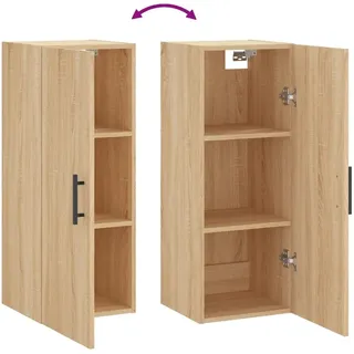 vidaXL Wandschrank Sonoma-Eiche 34,5x34x90 cm