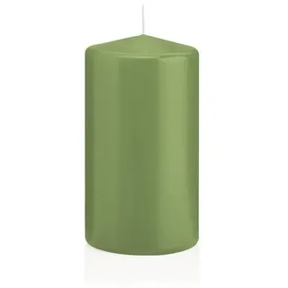 Wiedemann Kerzen Stumpenkerze Stumpenkerzen Pastell Grün Aloe Vera Ø 58 x 80 mm, 16 Stück grün