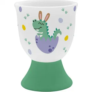 Sheepworld Eierbecher Kinder Eierbecher Porzellan Ø5,2 H6,8cm Geschenk Ostern Sheepworld grün|weiß