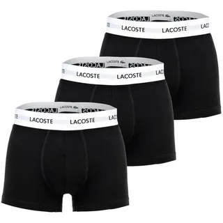 Lacoste Boxershorts schwarz/weiß XL 3er Pack