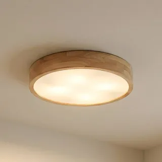 LINDBY Tanju 8 dimmbar rund Holz